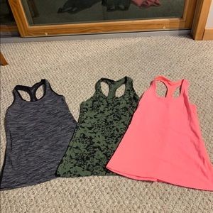 Lululemon tanks size four $20 for all three or $8 each